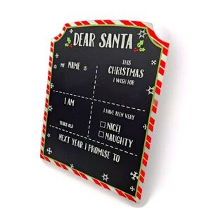 Holiday Dear Santa Photo Prop Chalkboard